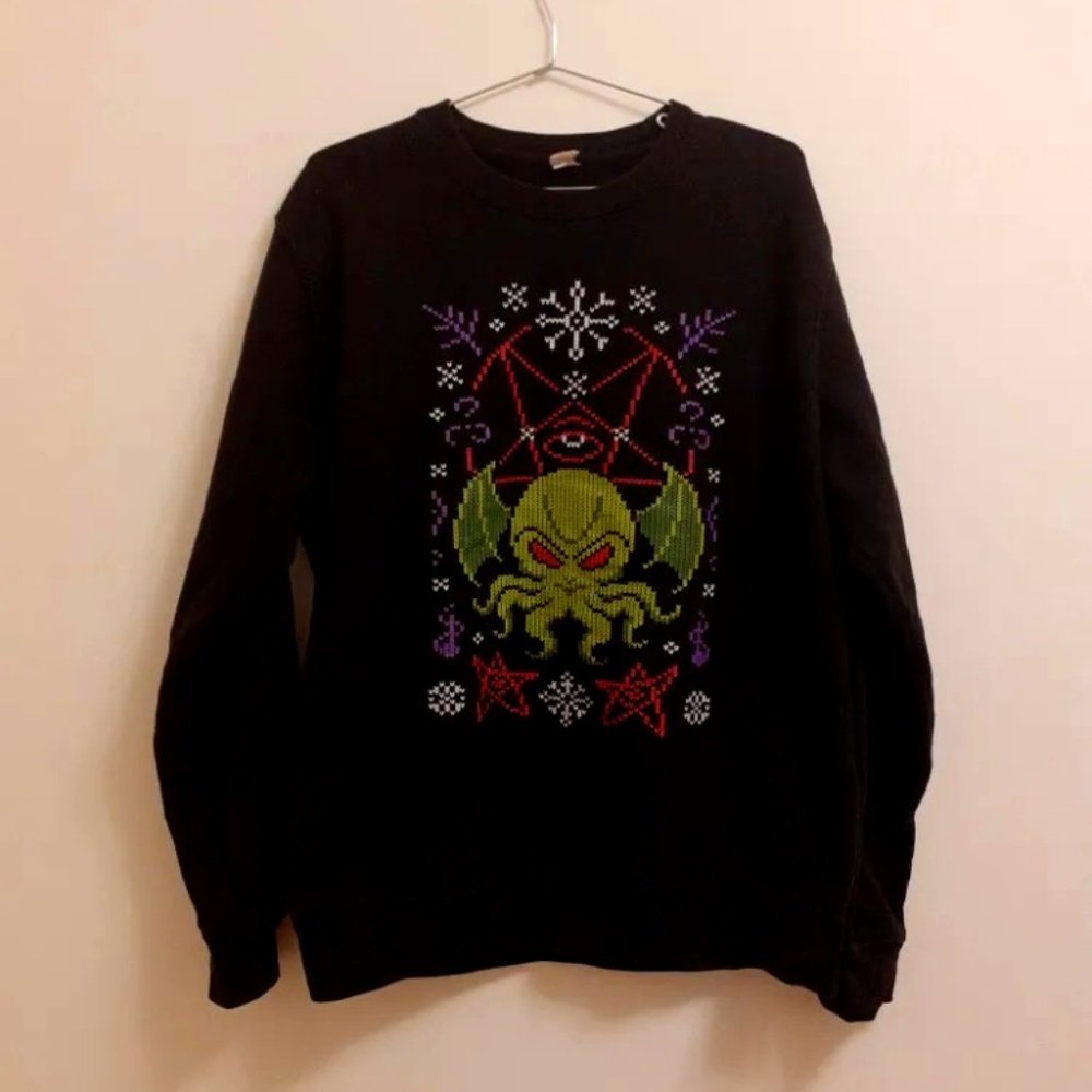 Lovecraft Christmas sweater
